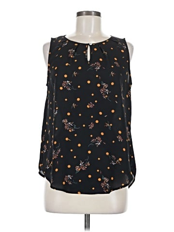 Peace & Pearls Sleeveless Blouse (view 1)