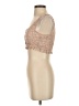 Motel 100% Viscose Tan Sleeveless Blouse Size XXS - photo 5