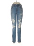 Aeropostale Hearts Blue Jeans Size 8 - photo 1
