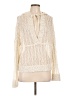 CLEO + WOLF Ivory Pullover Sweater Size L - photo 1