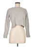 Babaton Metallic Gray Pullover Sweater Size M - photo 1