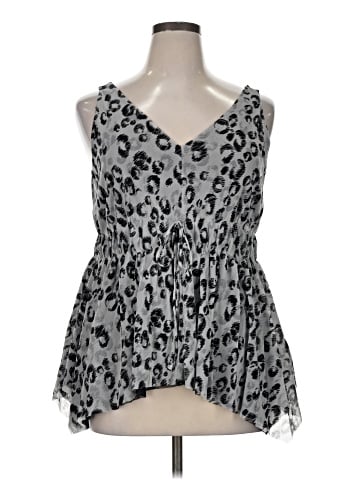 MICHAEL Michael Kors Sleeveless Blouse (view 1)