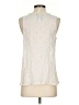 Johnny Was 100% Rayon Ivory Sleeveless Blouse Size XS - photo 2