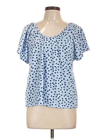 Banana Republic Factory Store Short Sleeve Blouse (view 1)