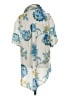 Unbranded 100% Polyester Floral Blue Short Sleeve Blouse Size S - photo 2