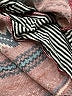 Lovely Melody Chevron-herringbone Red Burgundy Poncho Size XL (estimated) - photo 8