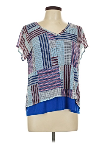 Dana Buchman Short Sleeve Blouse (view 1)