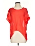Katherine Barclay Orange Short Sleeve Blouse Size S - photo 1