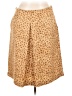 J. McLaughlin 100% Acetate Animal Print Tan Casual Skirt Size 10 - photo 1
