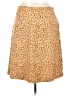 J. McLaughlin 100% Acetate Animal Print Tan Casual Skirt Size 10 - photo 2