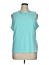 Cj Banks Teal Sleeveless Top Size 1X - photo 1