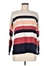oasis Stripes Gray Pullover Sweater Size M - photo 1