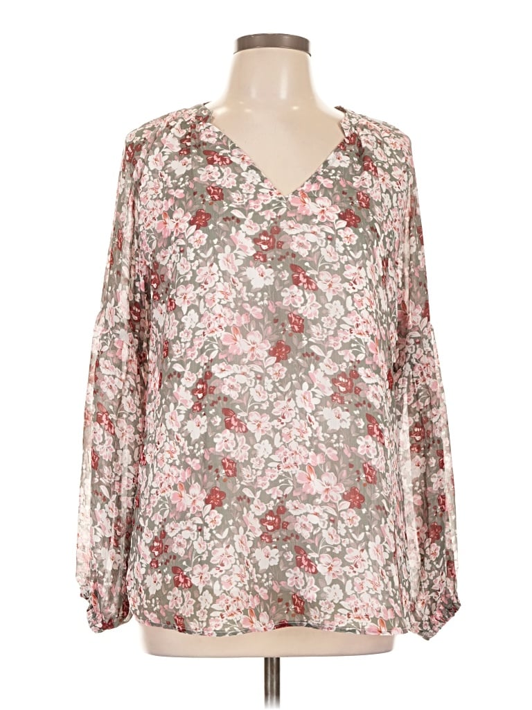 Pre-owned Dokotoo Long Sleeve Blouse In Ivory