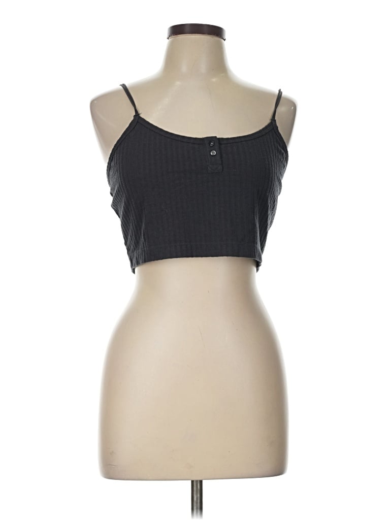 Pre-owned Mwl By Madewell Tank Top Black Strapless Neckline Tops