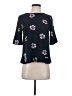 Ann Taylor 100% Polyester Black Short Sleeve Blouse Size S - photo 1