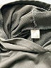 Unbranded 100% Polyester Black Zip Up Hoodie Size 11 - 12 - photo 3