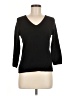 In Cashmere Black Pullover Sweater Size M - photo 1