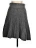 Zara Solid Gray Casual Skirt Size S - photo 2