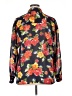 Liz Claiborne Collection 100% Polyester Floral Black Long Sleeve Blouse Size 14 - photo 2