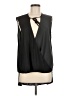 Silence and Noise 100% Polyester Black Sleeveless Blouse Size M - photo 1