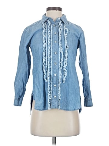 Pilcro by Anthropologie Long Sleeve Blouse (view 1)