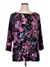 Susan Graver Purple 3/4 Sleeve Blouse Size XL - photo 1