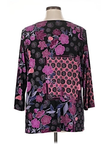 Susan Graver 3/4 Sleeve Blouse (view 2)