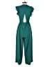 J.Crew 100% Polyester Solid Teal Jumpsuit Size 0 - photo 2