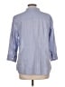 Talbots Blue 3/4 Sleeve Button-Down Shirt Size 12 - photo 2