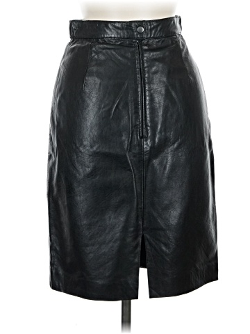 Andrew Marc Leather Skirt (view 2)