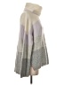 Splendid Color Block Gray Turtleneck Sweater Size S - photo 4