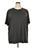Active by Old Navy Solid Gray Short Sleeve T-Shirt Size 3X (tall) - photo 1