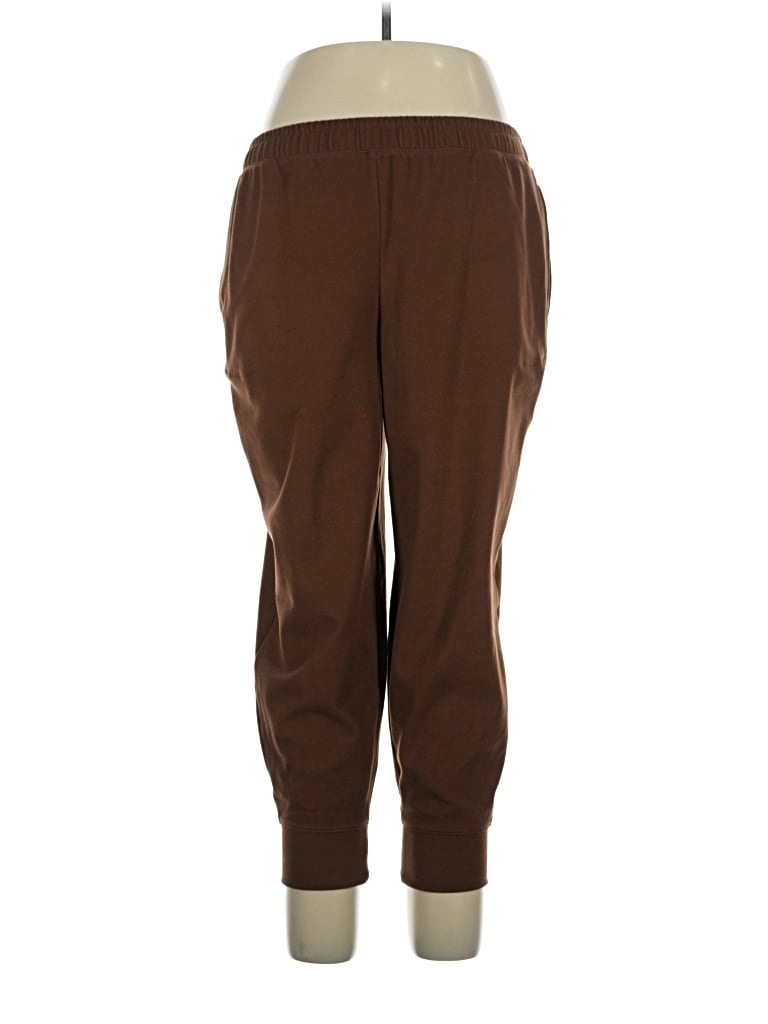 Pre-owned Varley Casual Pants In Brown