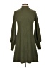 Express Solid Green Casual Dress Size S - photo 1