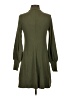 Express Solid Green Casual Dress Size S - photo 2