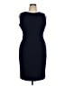 Calvin Klein Solid Blue Cocktail Dress Size 14 - photo 1