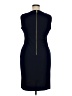 Calvin Klein Solid Blue Cocktail Dress Size 14 - photo 2