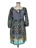 Tolani Paisley Blue Casual Dress Size M - photo 1