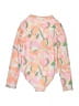 Carter's Floral Pink Rash Guard Size 14 - photo 2