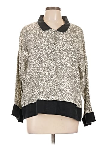 Flax 3/4 Sleeve Blouse (view 1)