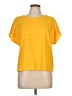 Emery Rose Yellow Short Sleeve Top Size L - photo 1