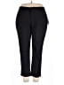 ELOQUII Solid Black Active Pants Size 18 Plus - photo 1