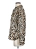 Sen 100% Polyester Animal Print Brown Long Sleeve Blouse Size Sm (1) - photo 5