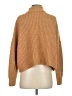 Elodie 100% Cotton Tan Turtleneck Sweater Size S - photo 2