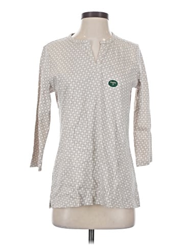 L.L.Bean 3/4 Sleeve Button-Down Shirt (view 1)