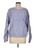 Shein Floral Blue Pullover Sweater Size M - photo 1