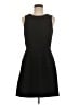 Madewell 100% Polyester Solid Black Midnight Dress Size 6 - photo 1