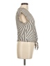 Caution to the Wind Ivory Short Sleeve Top Size M (estimated) - photo 4