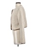 H&M 100% Polyester Ivory Tan Coat Size S - photo 2