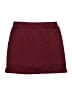Unbranded Solid Burgundy Casual Skirt Size XL - photo 2
